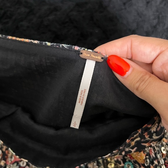 Free People Embellished Mini Skirt Size Large NWOT - Picture 5 of 8